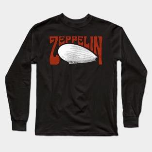 Zeppelin Vintage Line Art T-Shirt – Classic Rock Graphic Long Sleeve T-Shirt